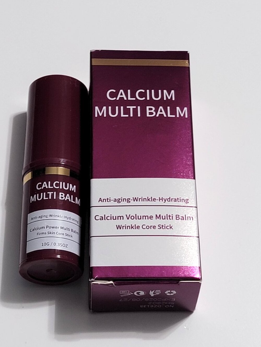 Barubt Calcium Power Multi Balm Firms Skin Core Stick Exp 08/27/2028 New